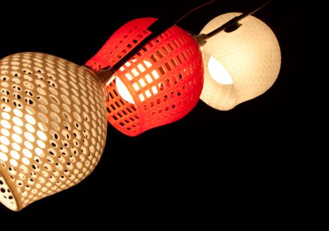 3D printed lampshades